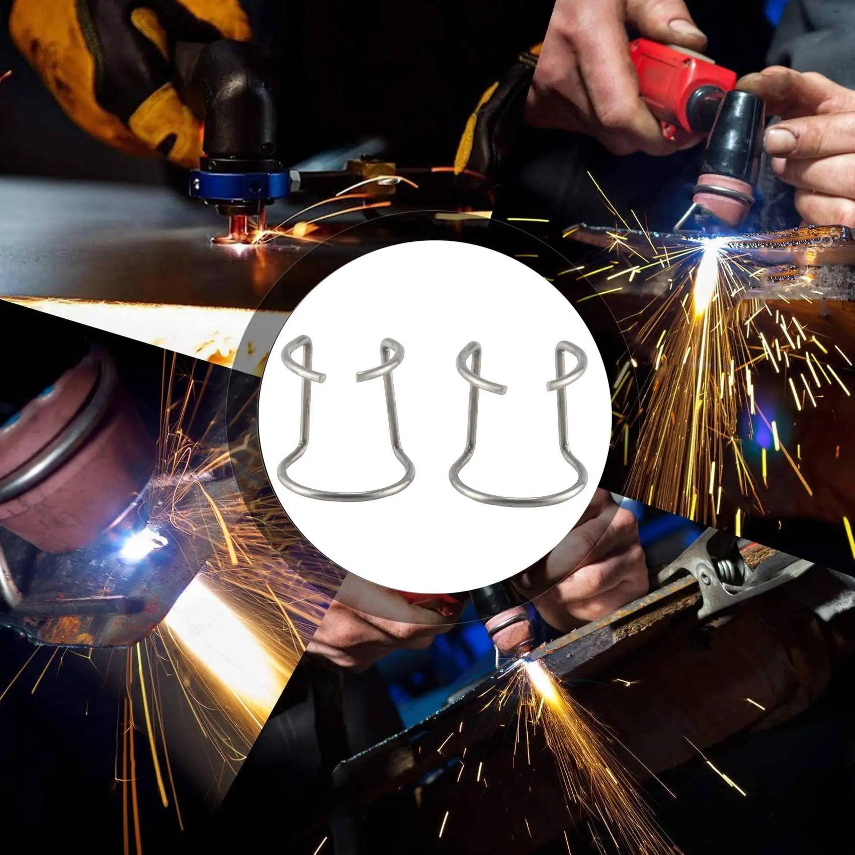 قاطع بلازما مع دليل فاصل ، حامل شعلة لقطع بلازما الهواء ، متوافق مع Wsd-60P ، Sg-55 Ag-60 ، 10 قطعة