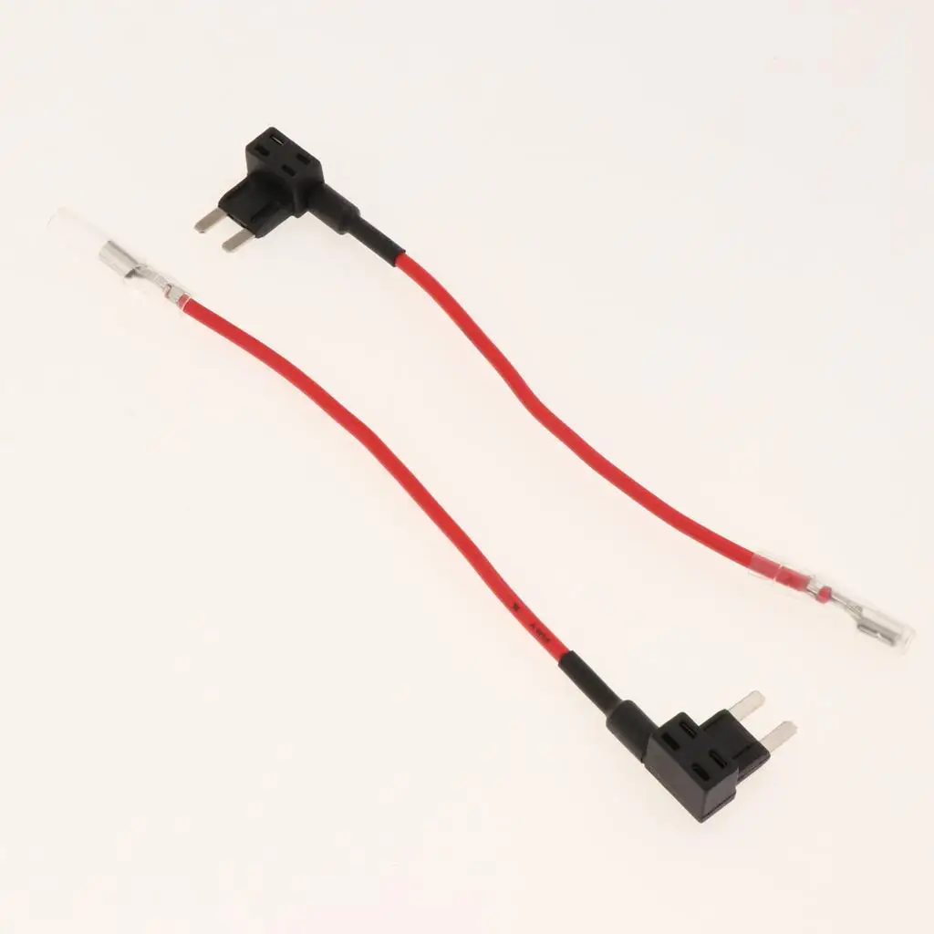 Versatile Mini ATM APM Fuse Holder Dual Slot Add a Circuit Adapter for Car Electronic Devices Dash Cam and Boat RV Applications