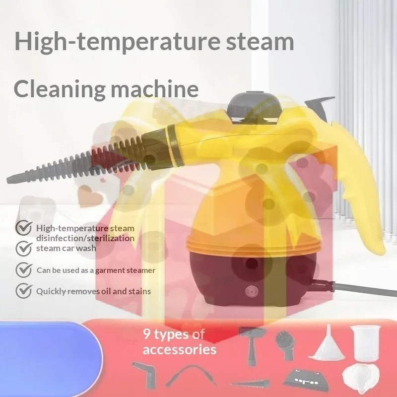 

1 Set 1000W High-temperature Steam Cleaner 350ml For Cleaning Kitchen Hoods Cleaning Tools Accessories Pressure Washers Parts