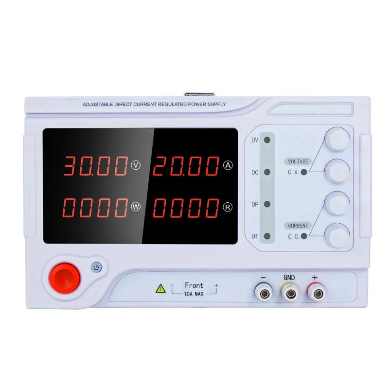 Alimentation régulée réglable DC de commutation de bureau 0-400V/0-2A/800W