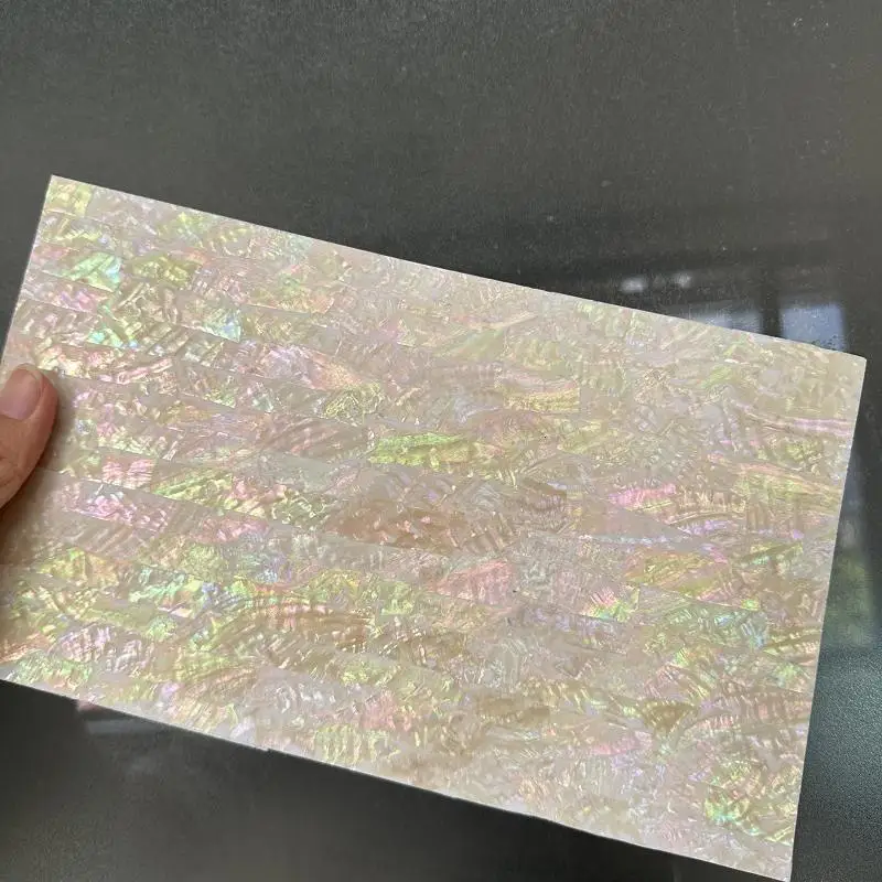 

1Piece Natural Abalone Shell Mother of Pearl laminate Sheet DIY Home Decoration Material Crafts Carved Inlay Size 240x140mm 917