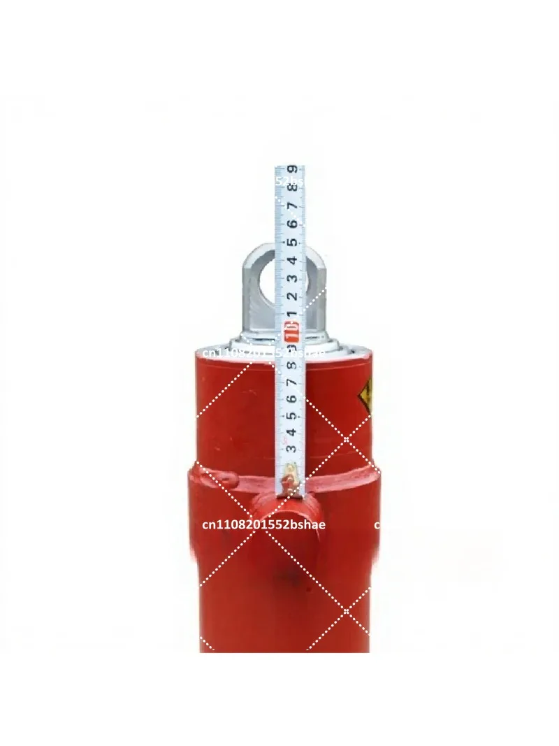 Telescopic Hydraulic Cylinder 500mm Single Acting 2 Stage Compact Design for Agricultural Machinery
