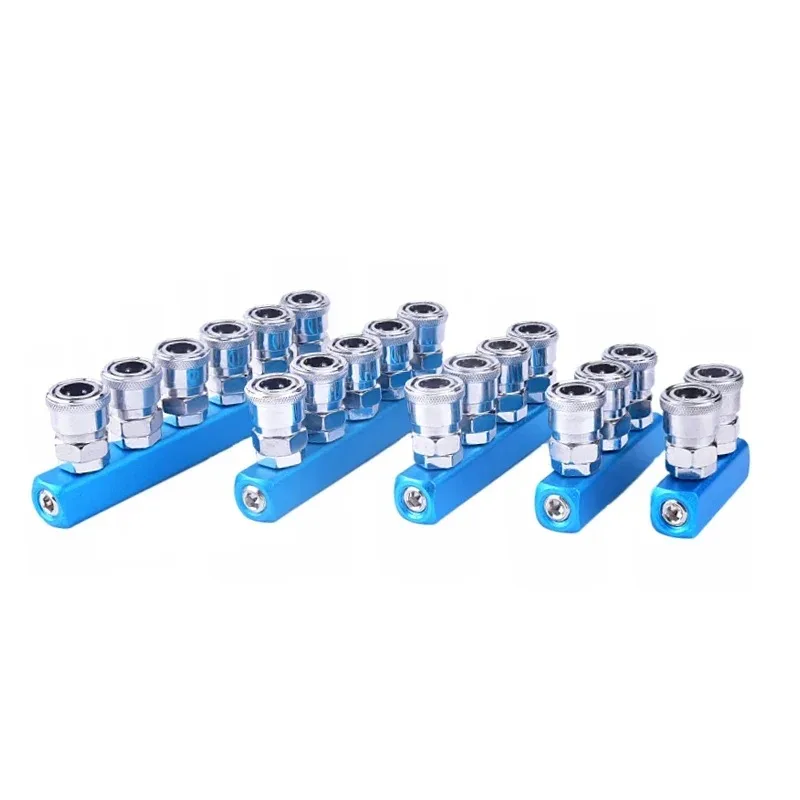 C-Type Quick Plug Multi-Pipe Straight Through Air Vent One In Multiple Out Connector SML-2 SML-3 SML-4 SML-5 SML-6
