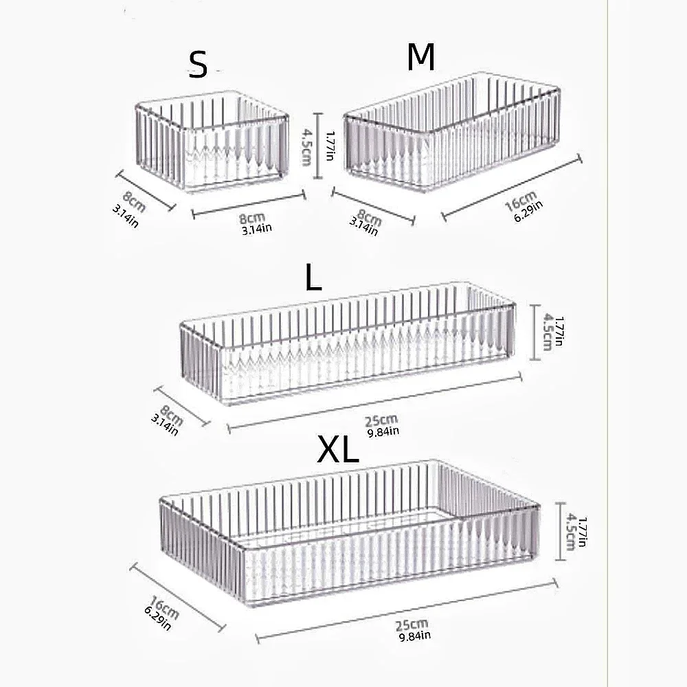 Drawer Transparent Visual Jewelry Accessories Storage Box Plastic Household Items Cosmetics ring box gift box