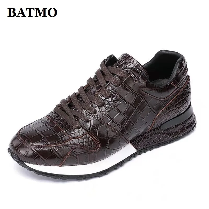 BATMO 2023 new arrival krowa skórzane buty codzienne mężczyzn, prawdziwa skóra dla mężczyzn sportowe buty D9612