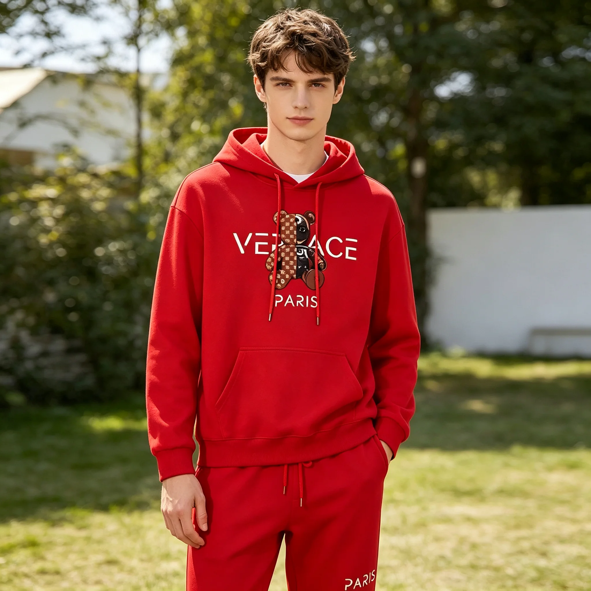 2026 YENİ Erkek 2 Parçalı Lüks - Graphic Hoodie Streetwear incelemesi ve fiyatı