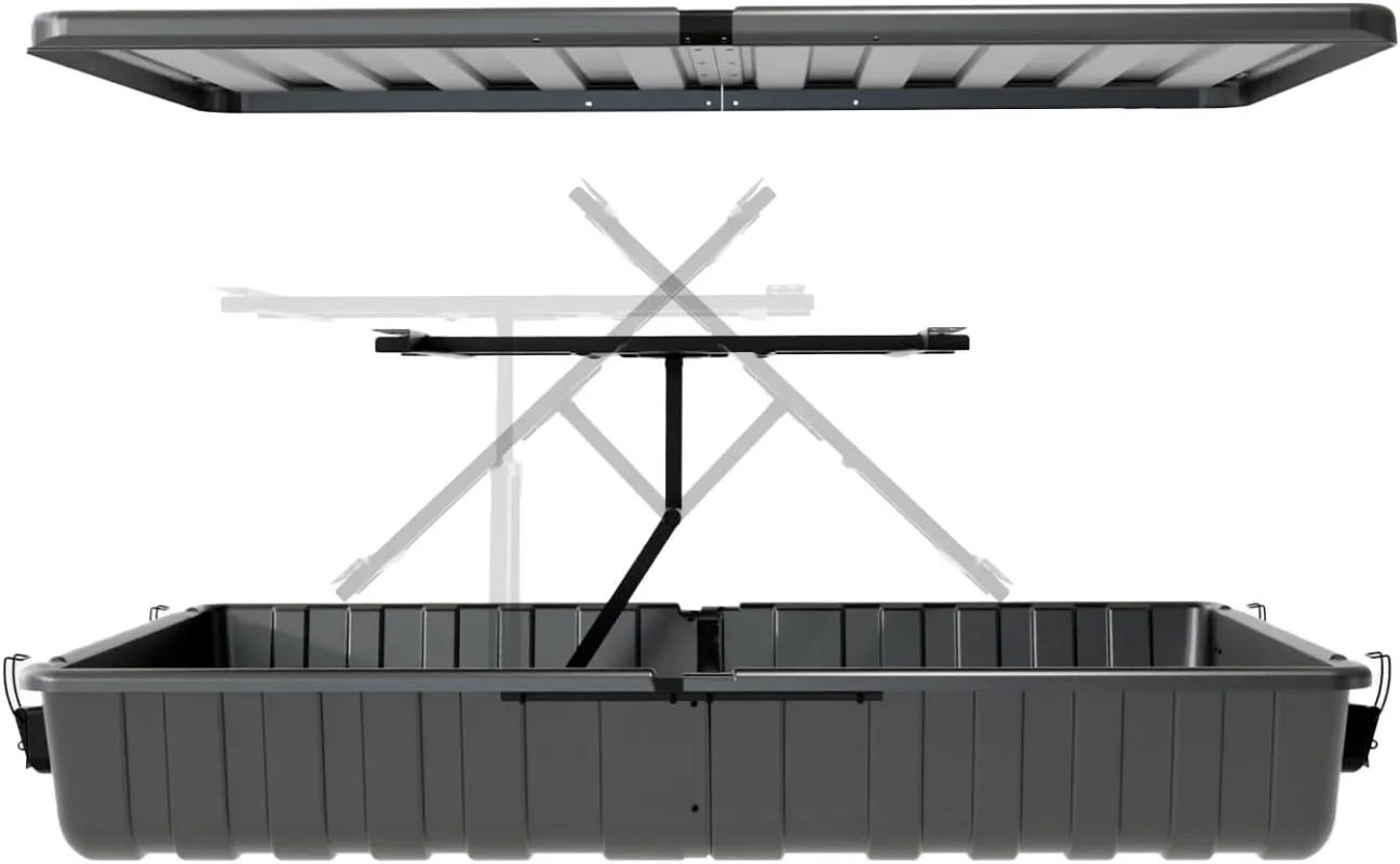 غطاء صلب للتلفزيون الخارجي حماية ضد الطقس للتلفزيون - يتصاعد على اليمين على الحائط - جدار التلفزيون (45-55 بوصة)، أسود