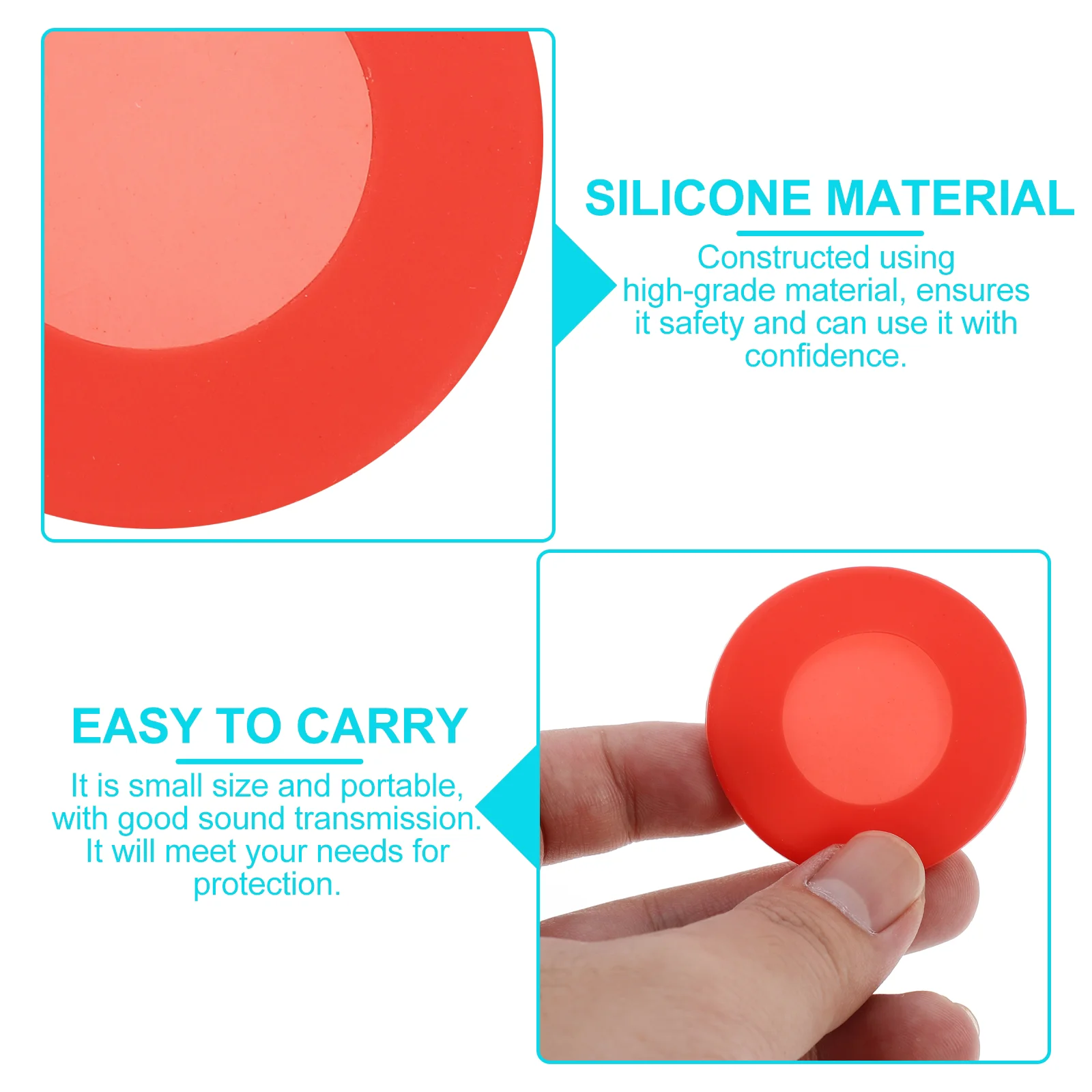 10 Pcs Stethoscope Case Accessories Head Camping Maintenance Protective Cover for Silica Gel