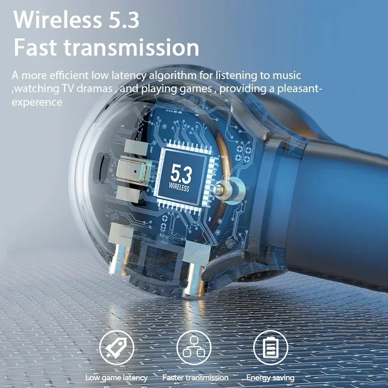 سماعة Bosebye M47 بلوتوث أصلية TWS لاسلكية رياضية توصيل عظمي ستيريو بيس مع مايكروفون - 5