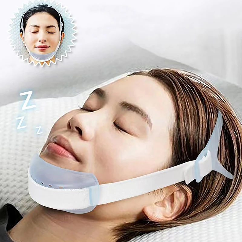 New Adjustable Anti Snore Chin Belt Mouth Breathing Corrector Stop Snoring Kit Anti-snoring Elastic Band Improve Sleeping Care