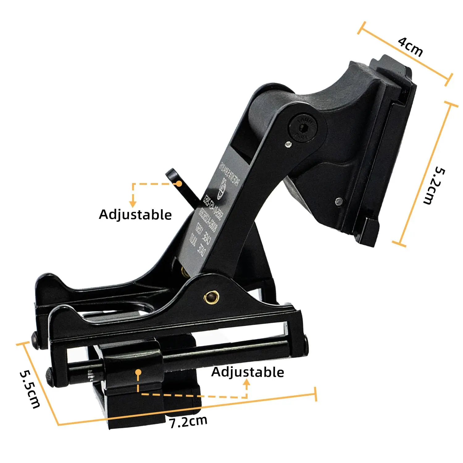 Booiu pvs14 montagem capacetes táticos suporte de montagem para rinoceronte nvg PVS-14/PVS-7 visão noturna rápido ach pasgt mich capacetes m88