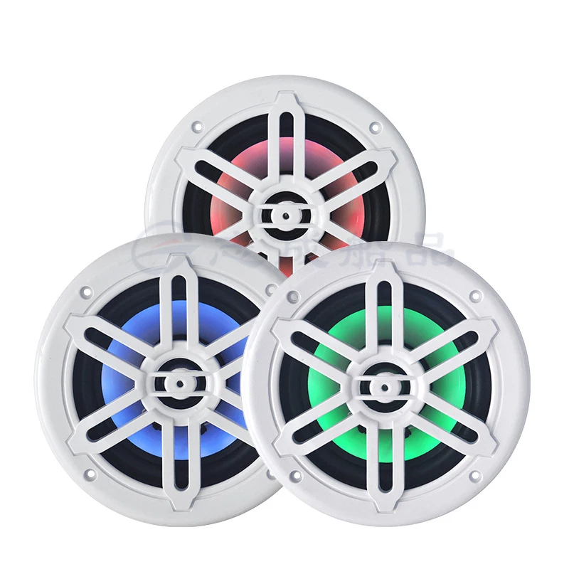 STLF Яхта Красочный водонепроницаемый динамик Пульт дистанционного управления Изменение цвета 12 В Морской динамик высокого тока Водонепроницаемый и устойчивый к ржавчине