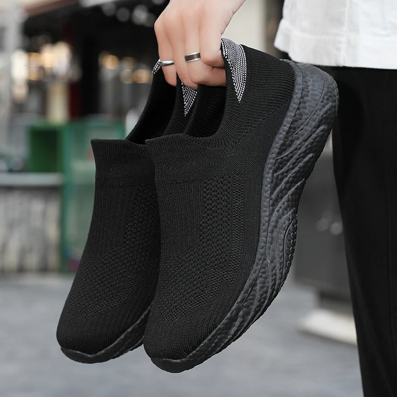 

Мужские кроссовки, мужские лоферы, легкая прогулочная дышащая повседневная обувь на толстой подошве, Zapatillas Hombre, вулканизированная обувь, большие размеры 46