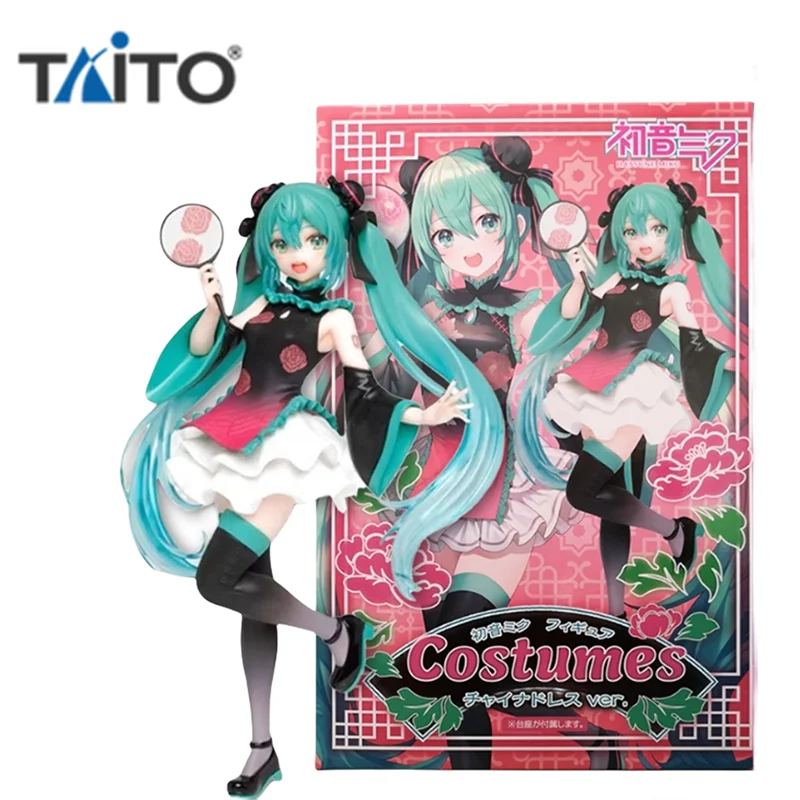 taito-costumes-de-figurines-d'anime-de-chanteur-virtuel-hatsune-ku-alberoiserie-cheongsam-figurine-d'action-jouet-pour-enfants-modele-a-collectionner-cadeau