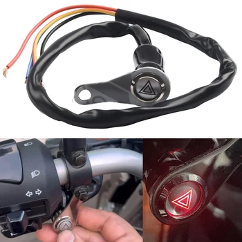 Przycisk włączania i wyłączania motocykla ON+OFF Przycisk montażowy na kierownicy Sterowanie światłem roboczym do reflektorów przeciwmgielnych Części 12V Czerwona dioda LED