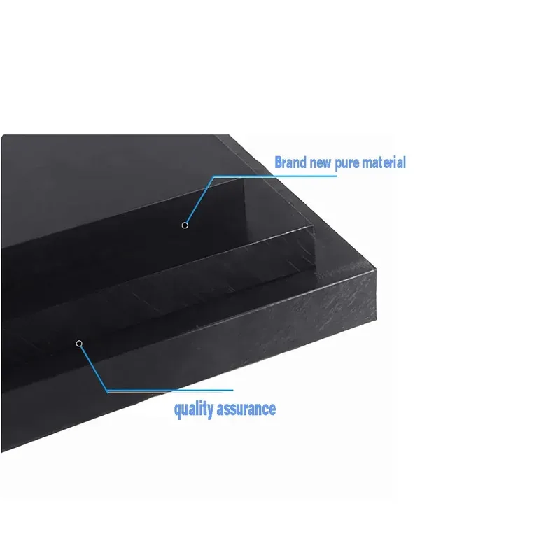 

Black Nylon PP PE ABS Pom HDPE Plastic Sheet Gasket Board Custom Processing