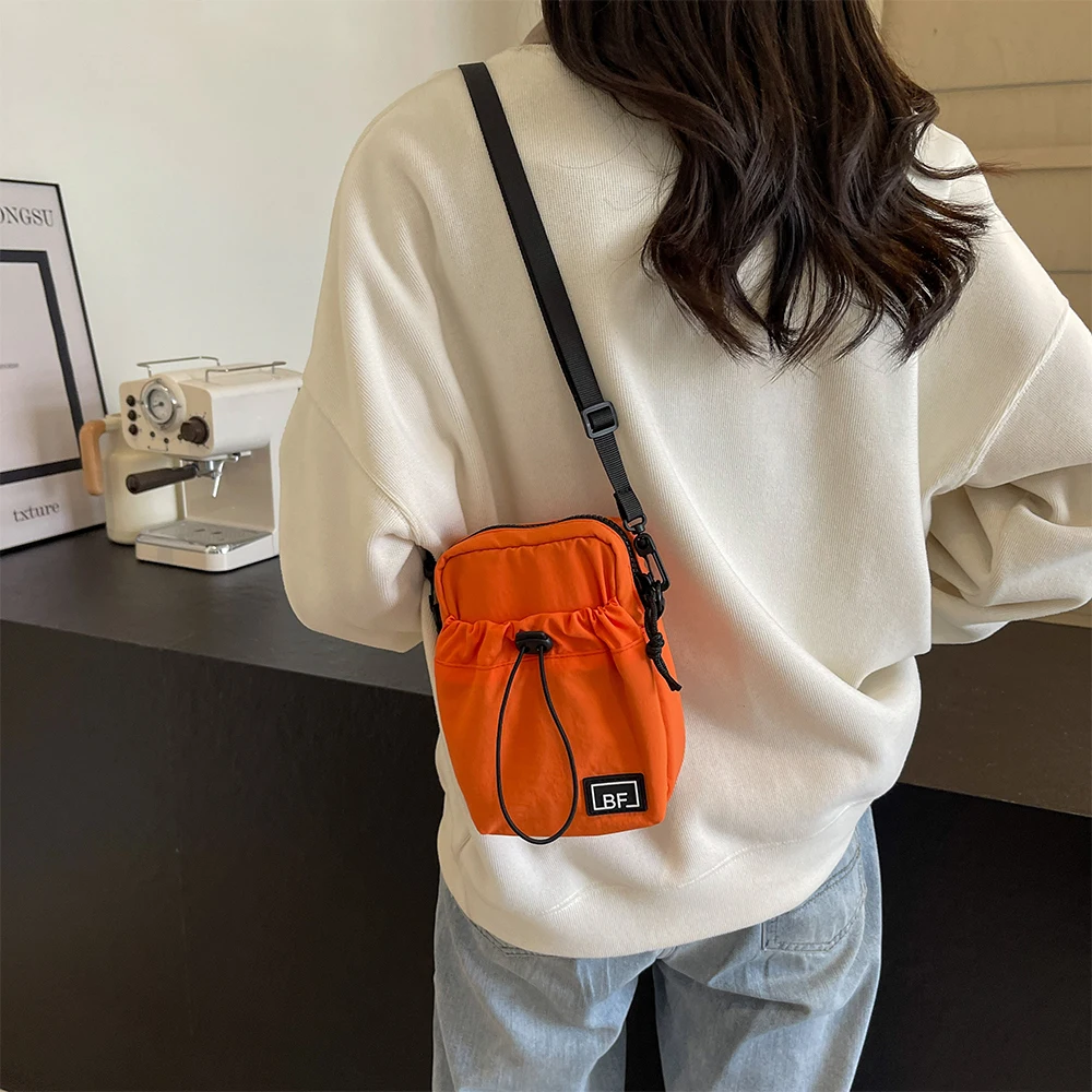 japanese style simple stylish cute women\'s crossbody bag niche original design casual versatile mobile phone coin purse lightweight mini shoulder bag