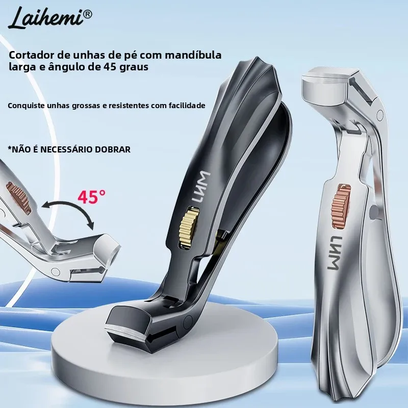 laihemi-45-°-cortador-de-unhas-angulado-de-boca-larga-anti-respingo-aco-inoxidavel-com-mola-para-unhas-grossas-e-duras-de-idosos