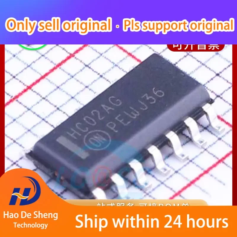

10 шт./лот MC74HC02ADR2G LogoHC02AG SOP14 новый оригинальный аккумулятор на складе