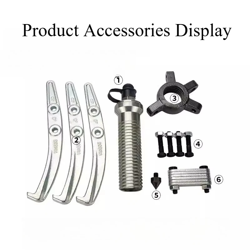 Split hydraulic puller 5/10/20/30/50T bearing belt disassembly 2/3  jaw separate puller manual pump hydraulic puller set