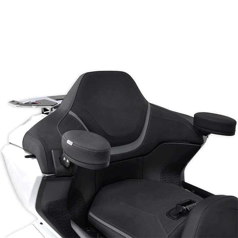 Panical GL1800 Left&Right Passenger Armrests Luggage Rotating Armrest For Honda Gold Wing 2018-2024 Motorcycle Frosted Black