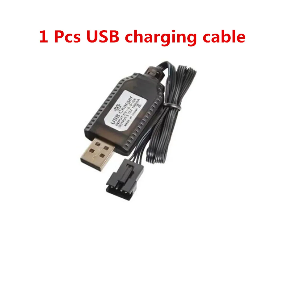 SM-4P التوصيل 7.4 فولت 1200 مللي أمبير بطارية ليبو/كابل شحن/استخدام ل WPL B36 C34 C54 C64-1 C74 RC أجزاء بطارية السيارة #6