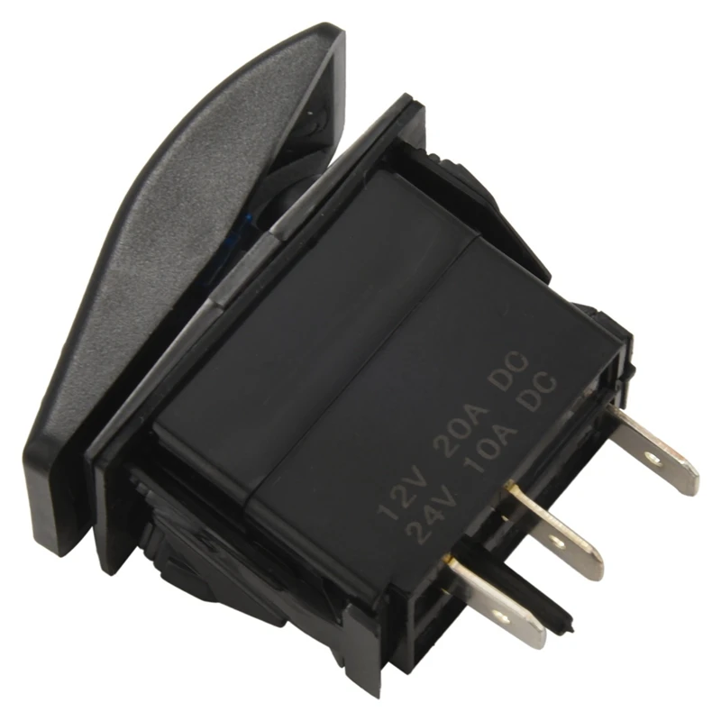 3X 12 В 20 А водонепроницаемый синий светодиод вкл/выкл лодка морской SPST 3P кулисный переключатель с подсветкой