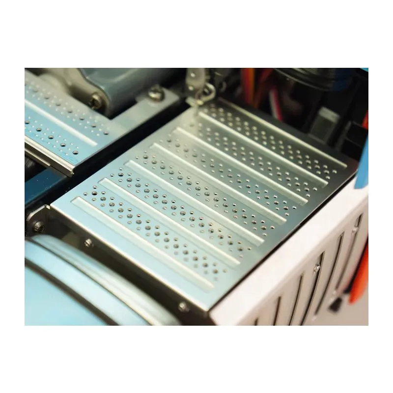 Scaleclub para Mercedes Benz 3363 1851 caja de herramientas del tanque de escape del Tractor para Tamiya Lesu Rc camión remolque volquete