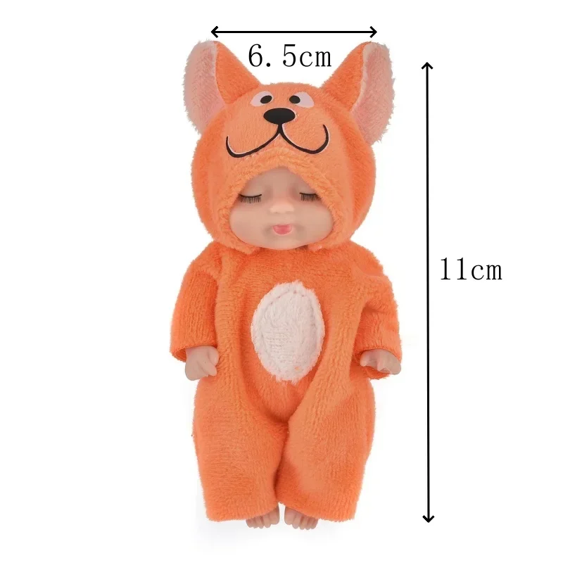 6 pz/set bambole rinate per bambini che dormono giocattolo per bambini accessori per bambole di cartone animato foresta ragazzi ragazze simulazione regolabile giocattoli bionici