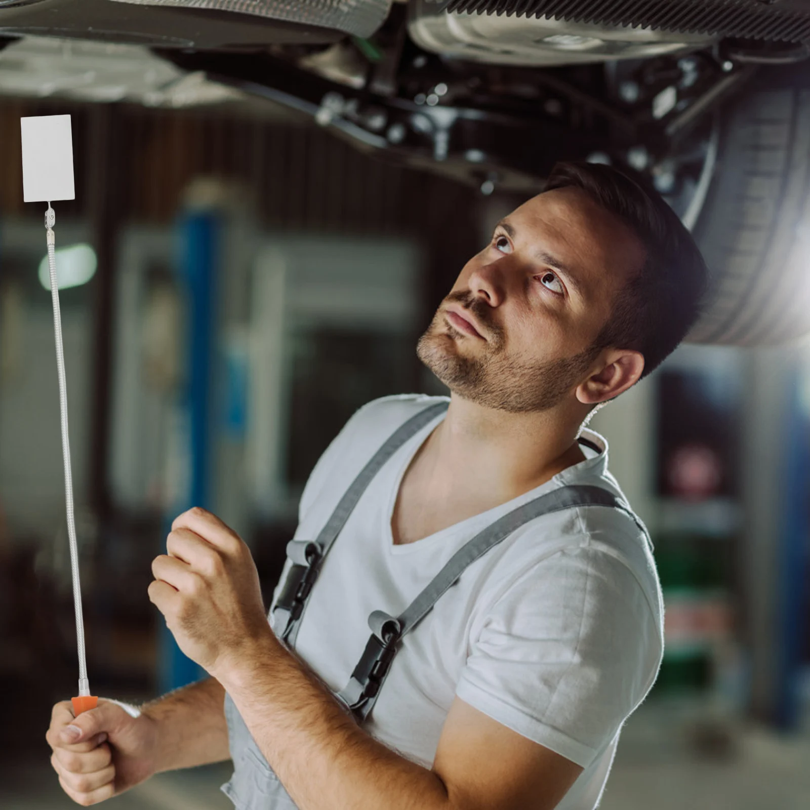 

360 Degree Foldable Inspection Mirror for Car Truck Flexible Design Safety Mechanic Tool Checking Vehicle Undercarriage Repair