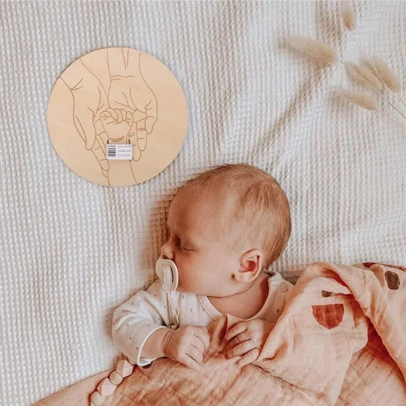 Newborn Engraved Keepsake Holder Photography Accessories  Personalized Name Baby Gift Memorial Day Gift ﻿SeasonSea