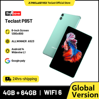 Teclast P85T Android 14 Tablet 8 Inch IPS 4+6GB RAM 64GB ROM A523 8-core Widevine L1 Wi-fi 6 Type-C 5000mAh Tablet PC Metal Body