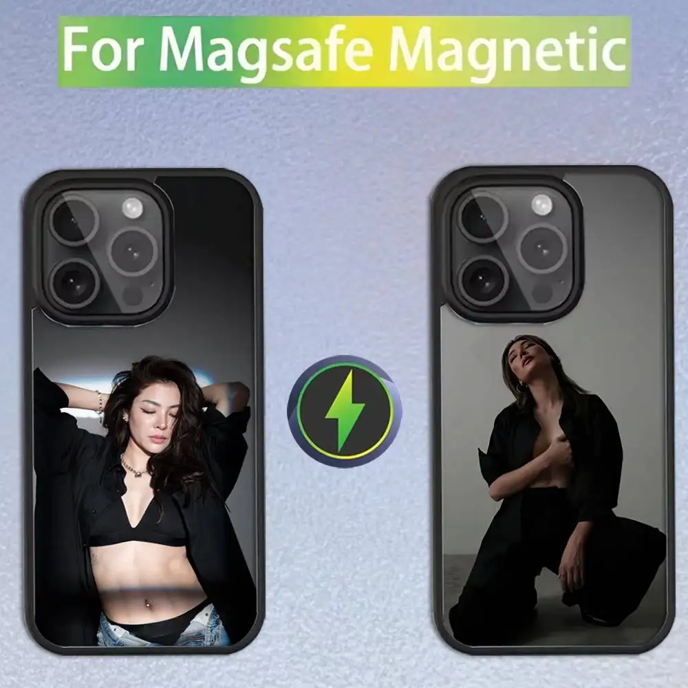 

Peraya M-Malisorn F-Faye For iPhone 17,16,15,14,13,12,11,Pro,Max,Plus,Mini,SE4,E Magnetic For Magsafe Wireless Phone Case