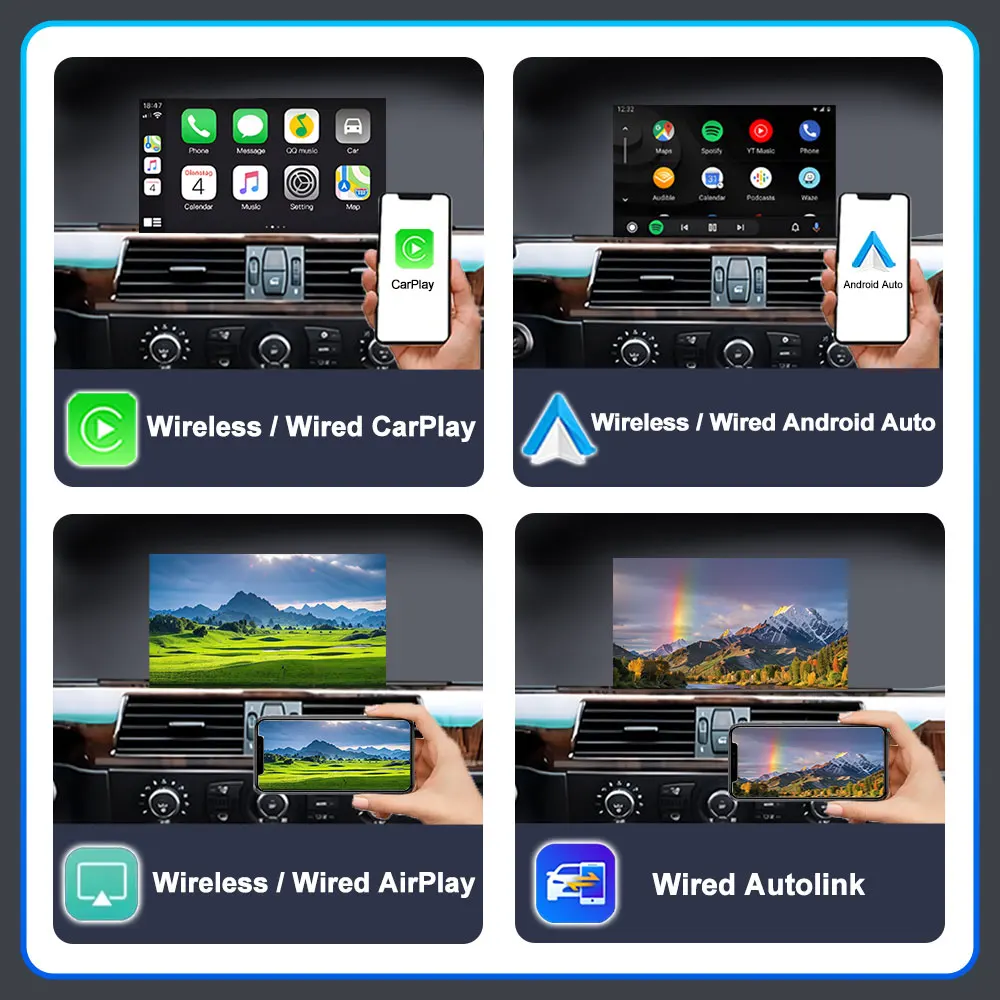 12.3" Ultra-thin Screen Android 16 BT for BMW 5 Series E60 E61 E62 2004-2008 CIC CCC System 4G Car Radio Video Multimedia Player view 3