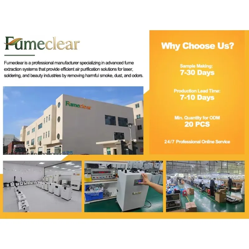 clear High Vacuum  Extractor System with HEPA for CO2 PVC Laser Cutter and Engraver Machine
