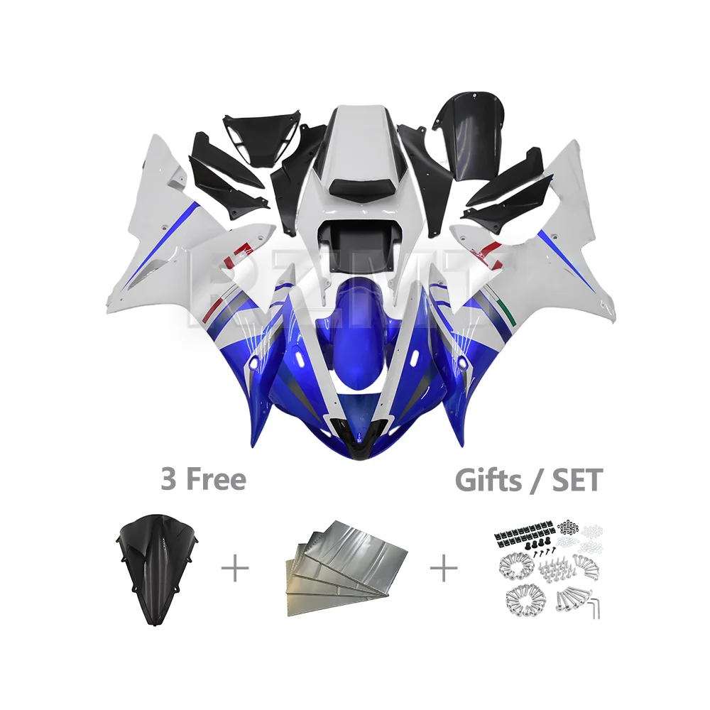 

Комплект обтекателя мотоцикла для YAMAHA R1 2002-2003 YZF YZF-R1, обтекатели из АБС-пластика, комплекты кузова, аксессуары высокого качества Y1003-113a