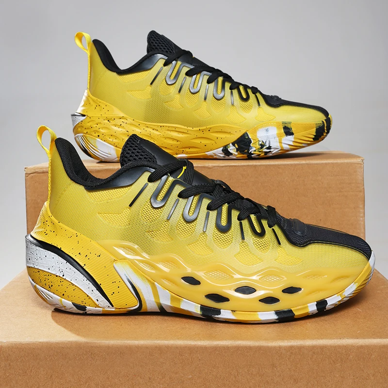 

New Men's Women's Neutral Sneakers Outdoor Trendy Professional Basketball Training Sports Basketball Shoes Very good
