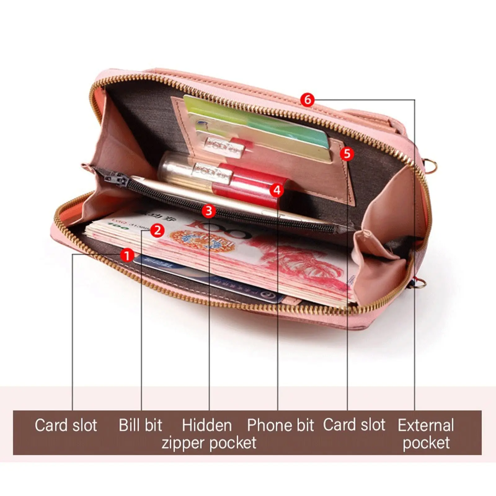 Shoulder Purse Women's Small Crossbody Shoulder Bags PU Leather Female Cell Phone Pocket Bag Ladies Purse Card Clutches Wallet M
