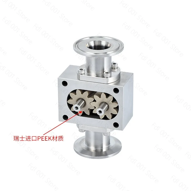 Stainless Steel Gear Metering Pump Compact Corrosion-Resistant Magnetic Drive Pump Filling Metering Gear Oil Pump
