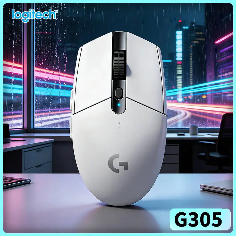 G305 LIGHTSPEED Gaming Mouse from Logitech, 12000 DPI HERO, 6 Programmable Buttons, 250h Battery, PC Mac Device Compatible