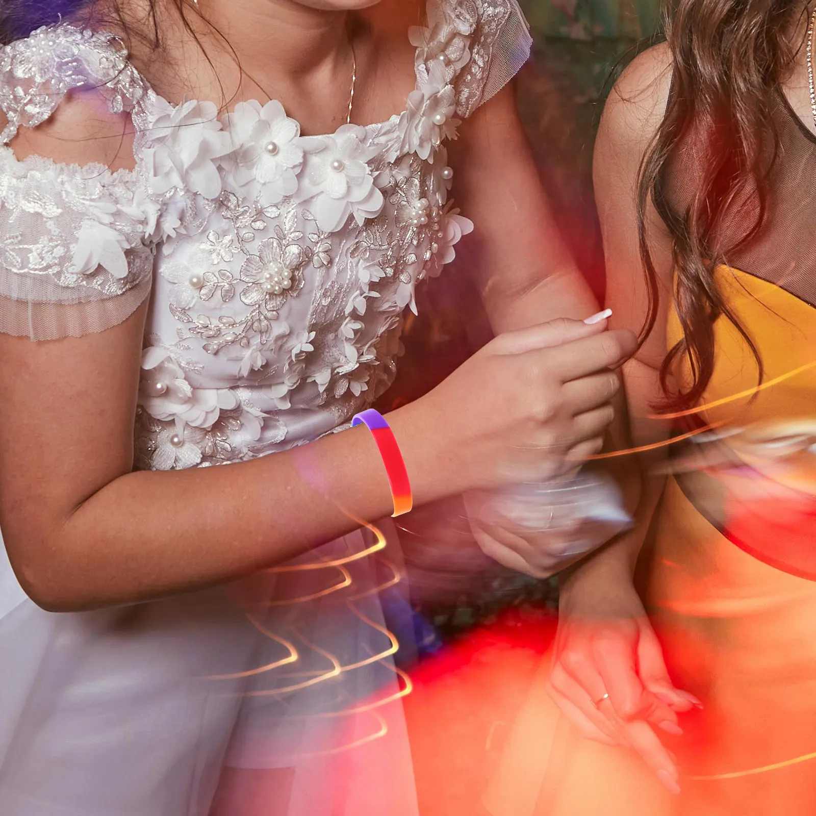 Bracelets arc-en-ciel vibrants en Silicone, 20 pièces, accessoires de fête, Support d'événements d'inclusion de diversité