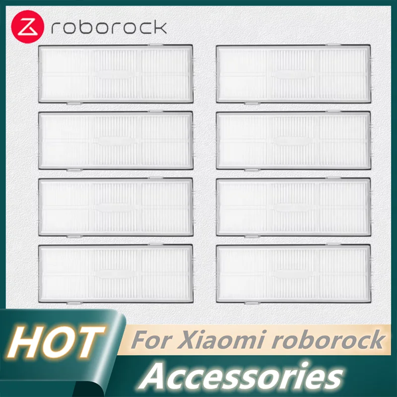 فلتر HEPA لقطع غيار Roborock S8 /S8 Pro Ultra / S7 MaxV Ultra / S7 / T7S PLUS / G10S PRO ملحقات المكنسة الكهربائية الروبوتية