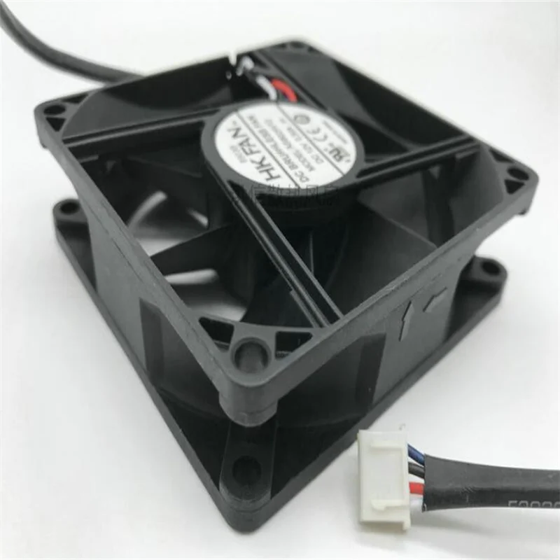 الأصلي HKFAN AS8025V12 DC12V 0.50A 8025 80*25 مللي متر أربعة أسلاك مروحة التبريد