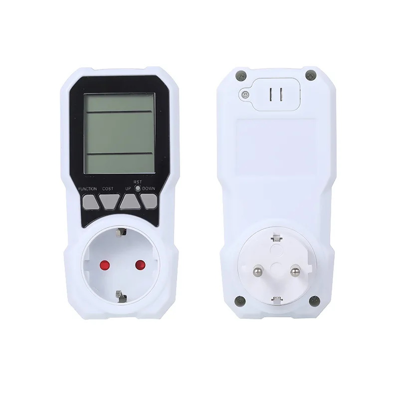 United States regulation Large screen gauge power metering socket power monitor smart socket meter