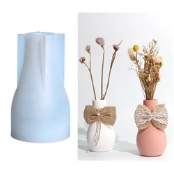 Jade Clean Bottle Clay Silicone Molds DIY Handmade Concrete Cement Vase Mould Fragrance Scented Bottle Resin Molds