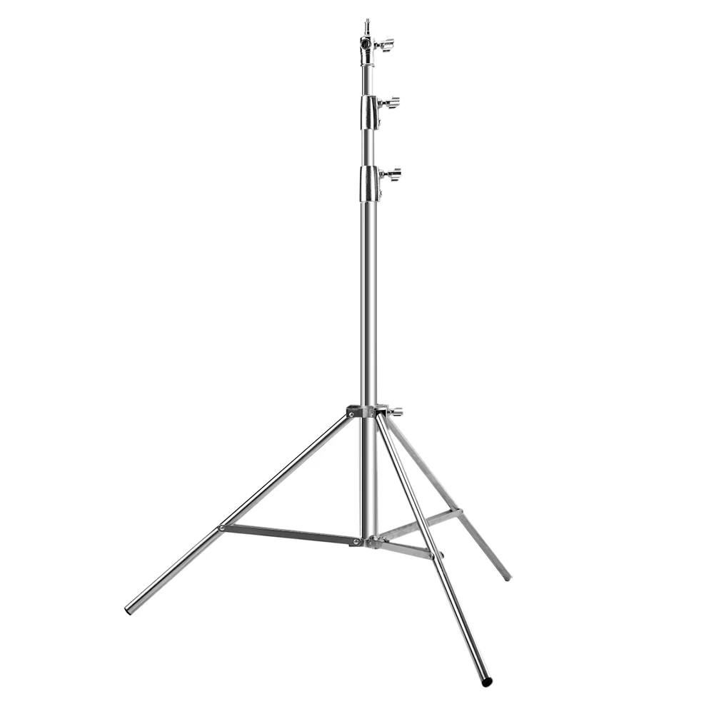 Photographic Equipment Professional Stainless Steel 2.8m Heavy Duty Light Stand For Studio Softbox