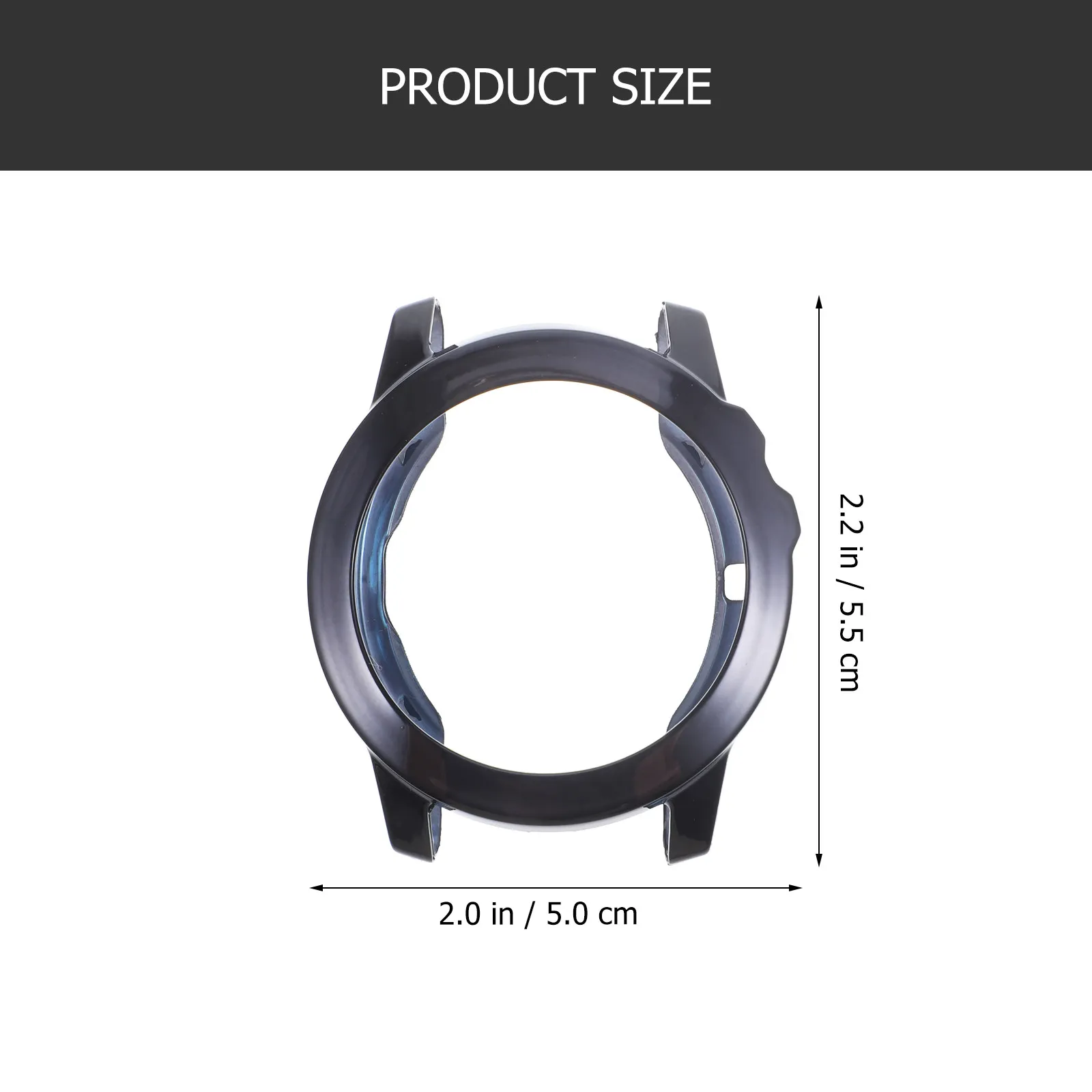 1Pcs Electroplated Smart Watch Protective Shell for 5X Full Front Coverage Sturdy Lightweight Elegant Luxury Tpu