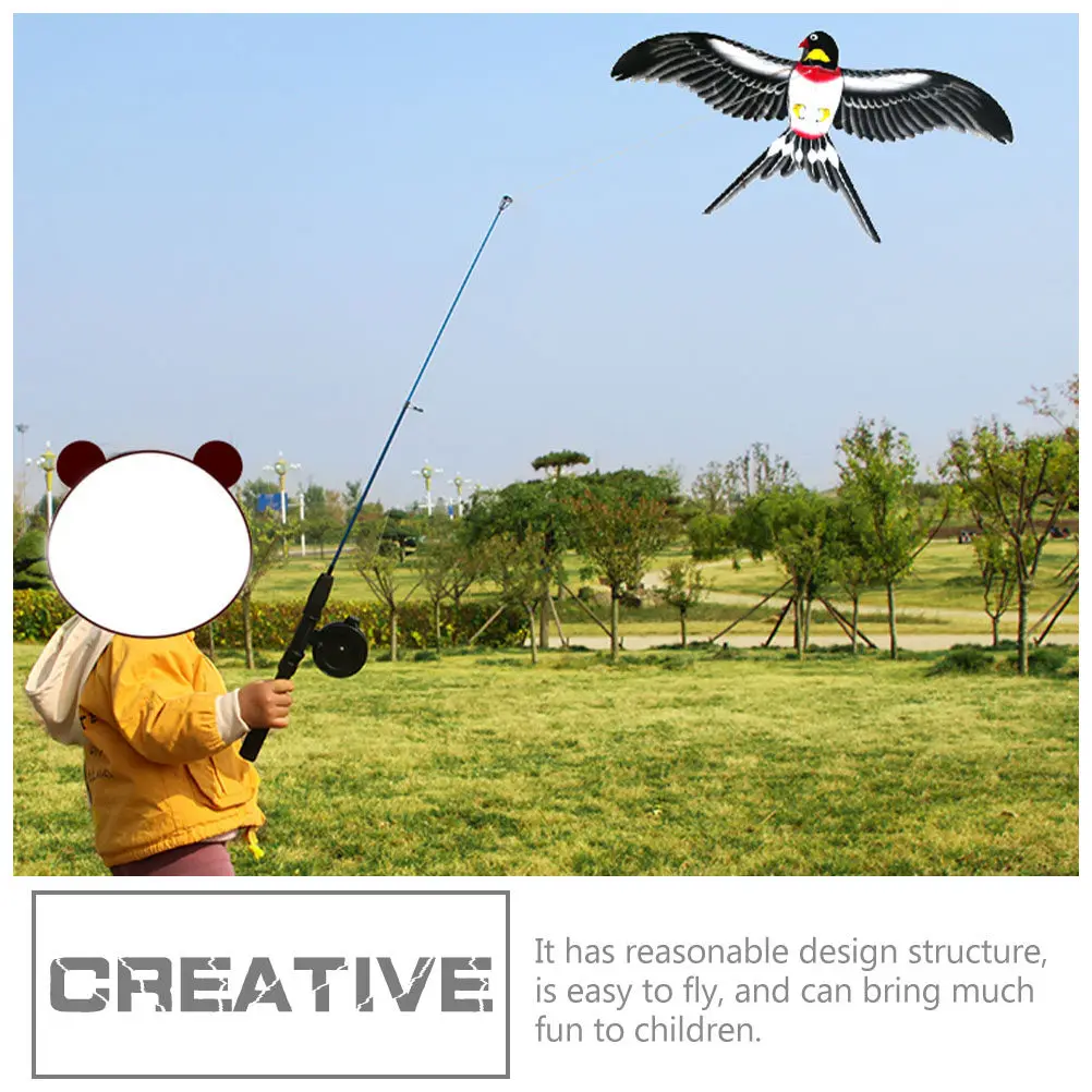 Easy to Fly Bird Kite Kite for Kids Outdoor Kite Child Kite Toy Funny Swallow Bird Kite