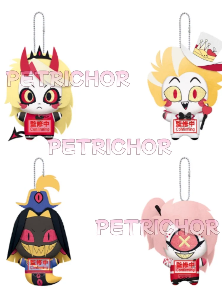 

In Stock Bandai Hazbin Hotel Plush Pendant 4th Round Kawaii 11cm Lucifer•Morningstar Plush Doll Toy Gifts