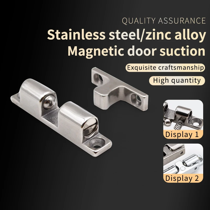 Adjustable Magnetic Door Latch for Furniture Interlock Switch Chassis Cabinet Spring Ball Locker